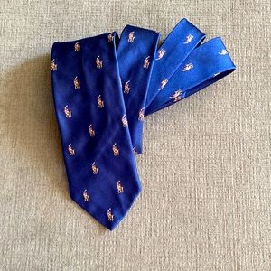 Blue Ralph Lauren Tie.